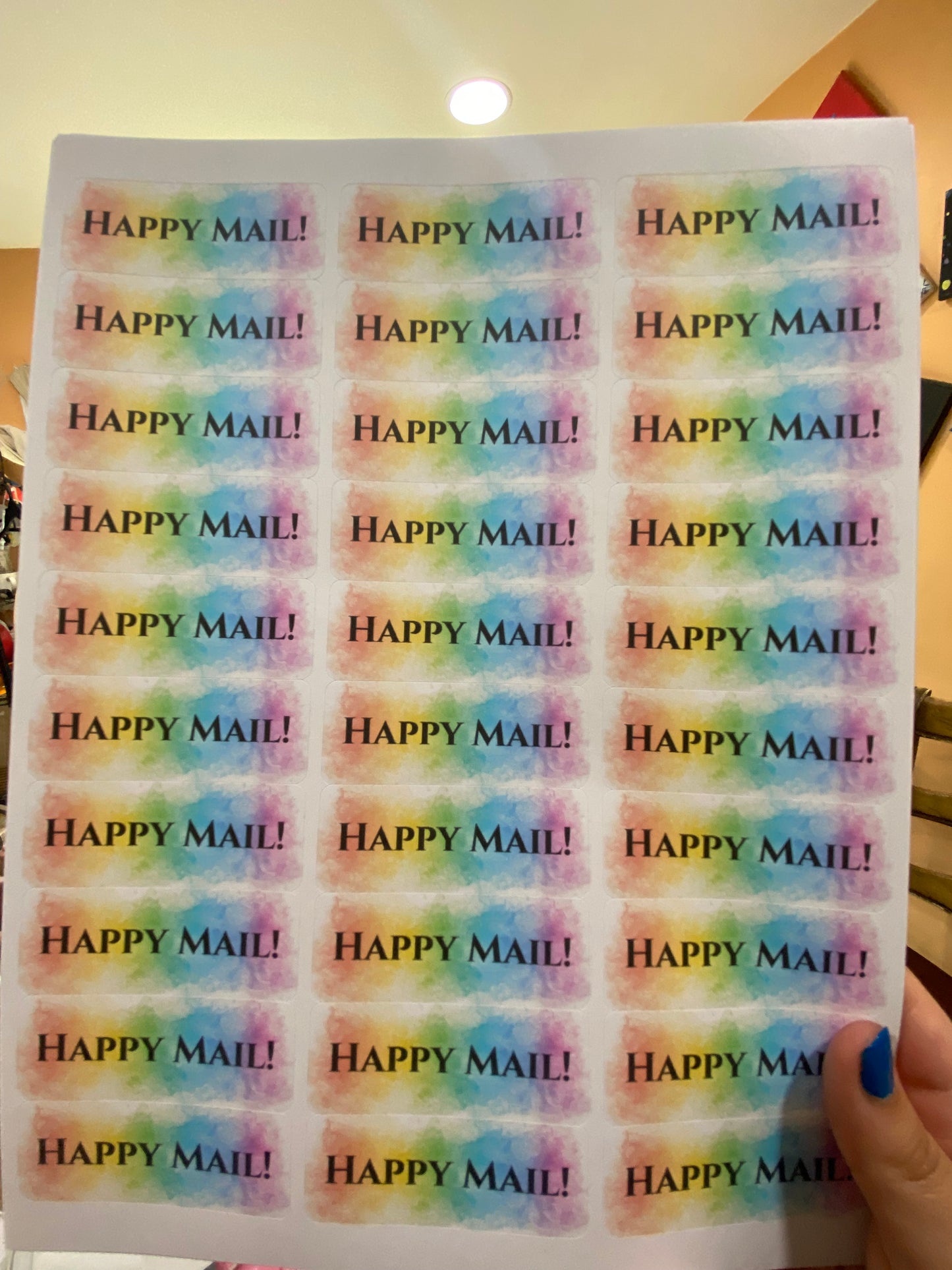10 Mystery Happy Mail Sheets