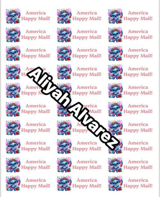 10 Mystery Happy Mail Sheets