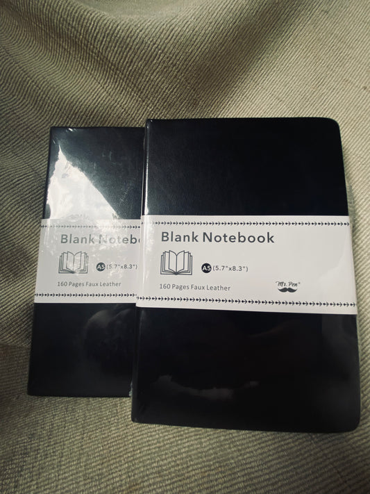 Blank A5 NoteBook