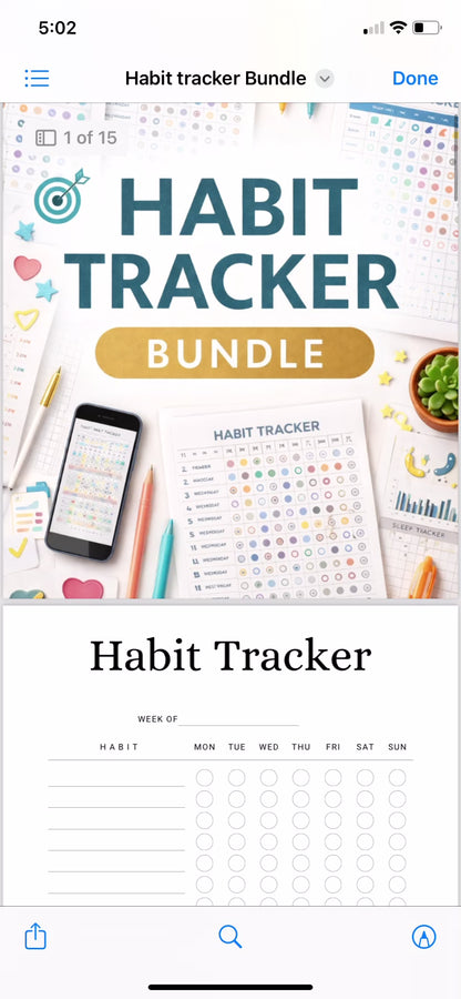 Habit Tracker Bundle